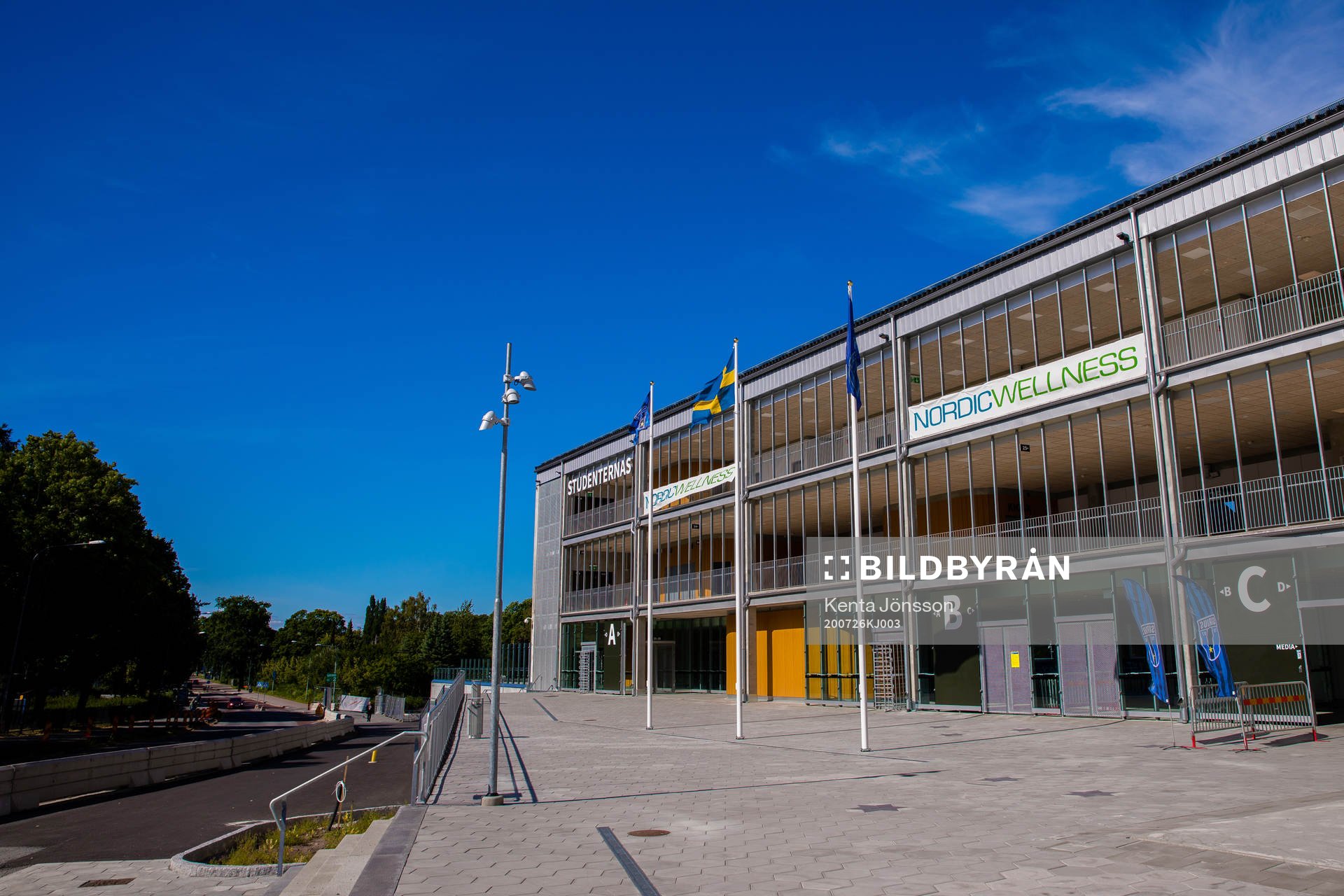Exteriör av Studenternas IP
