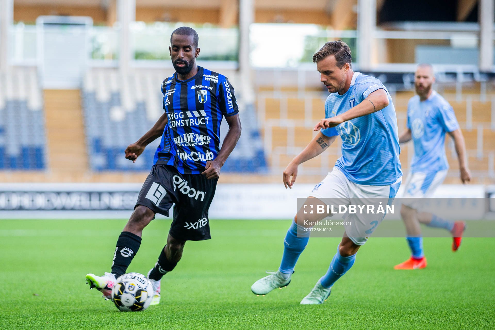Sirius Mohammed Saeid och Malmö FFs Eric Larsson