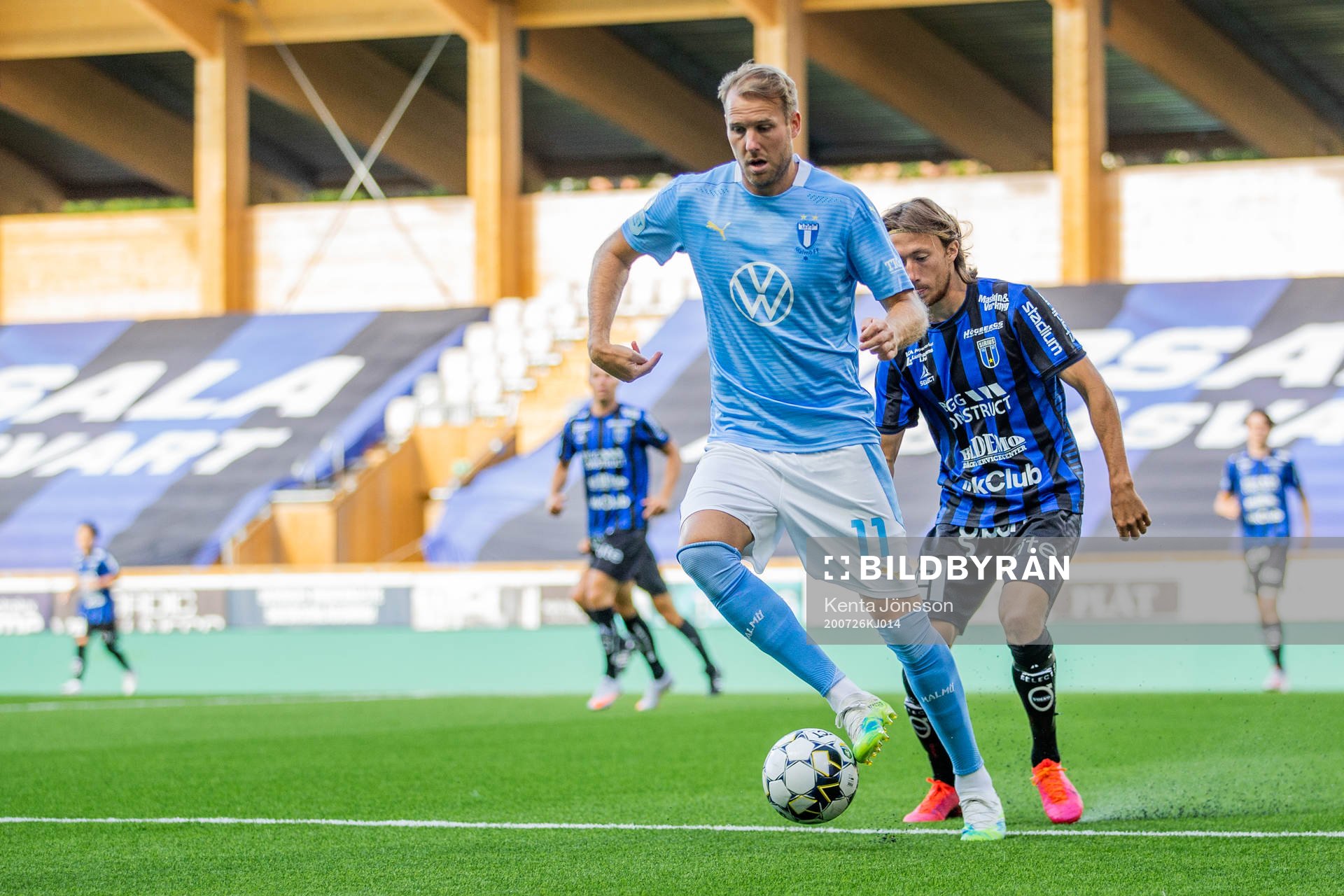 Malmö FFs Ola Toivonen och Sirius Axel Björnström