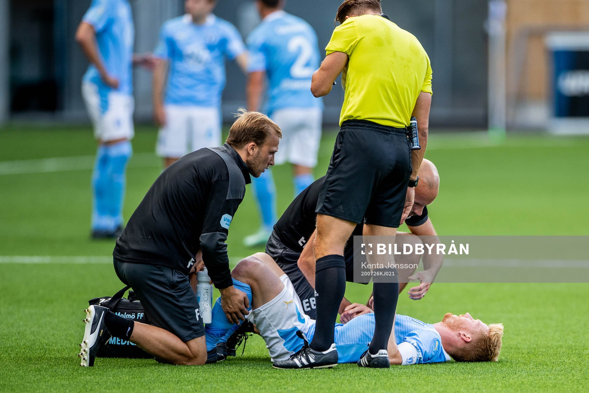 Malmö FFs Anders Christiansen får läkarvård