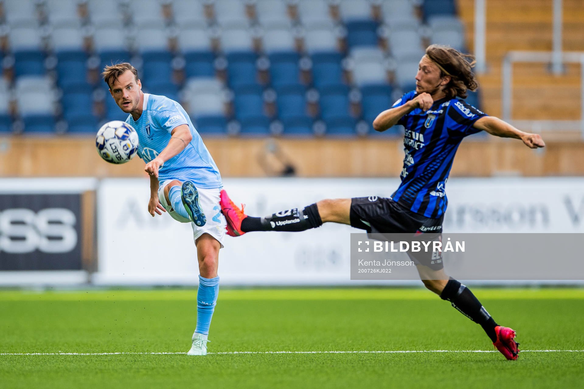 Malmö FFs Eric Larsson och Sirius Axel Björnström