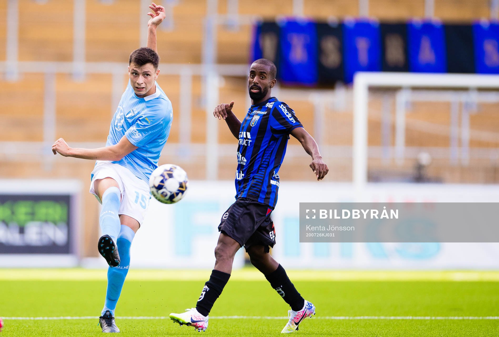 Malmö FFs Anel Ahmedhodzic och Sirius Mohammed Saeid