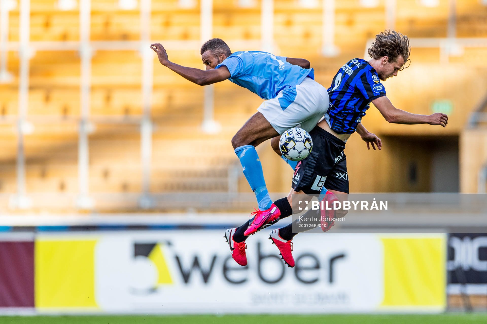 Malmö FFs Isaac Kiese Thelin och Sirius Tim Björkström