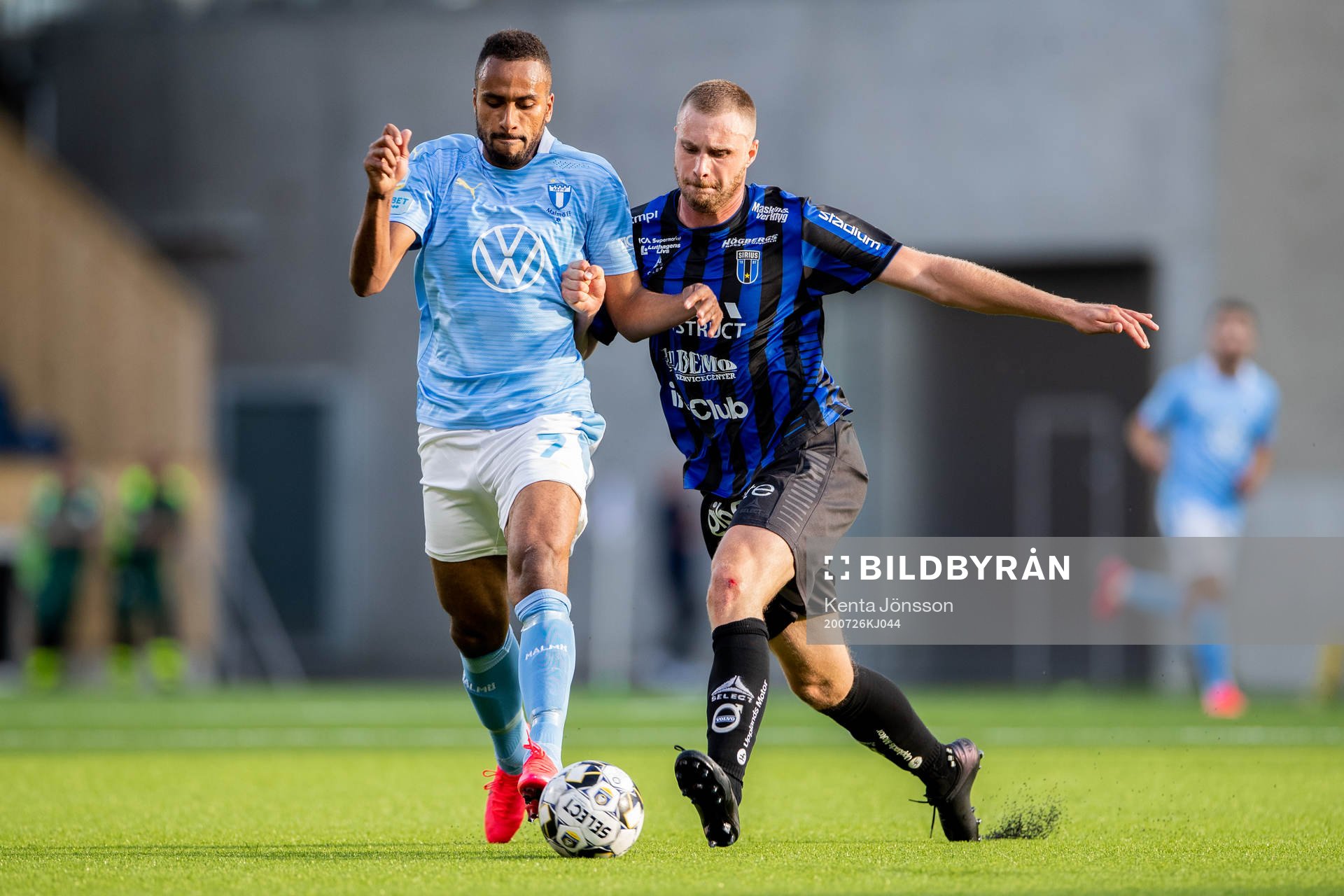 Malmö FFs Isaac Kiese Thelin och Sirius Daniel Jarl