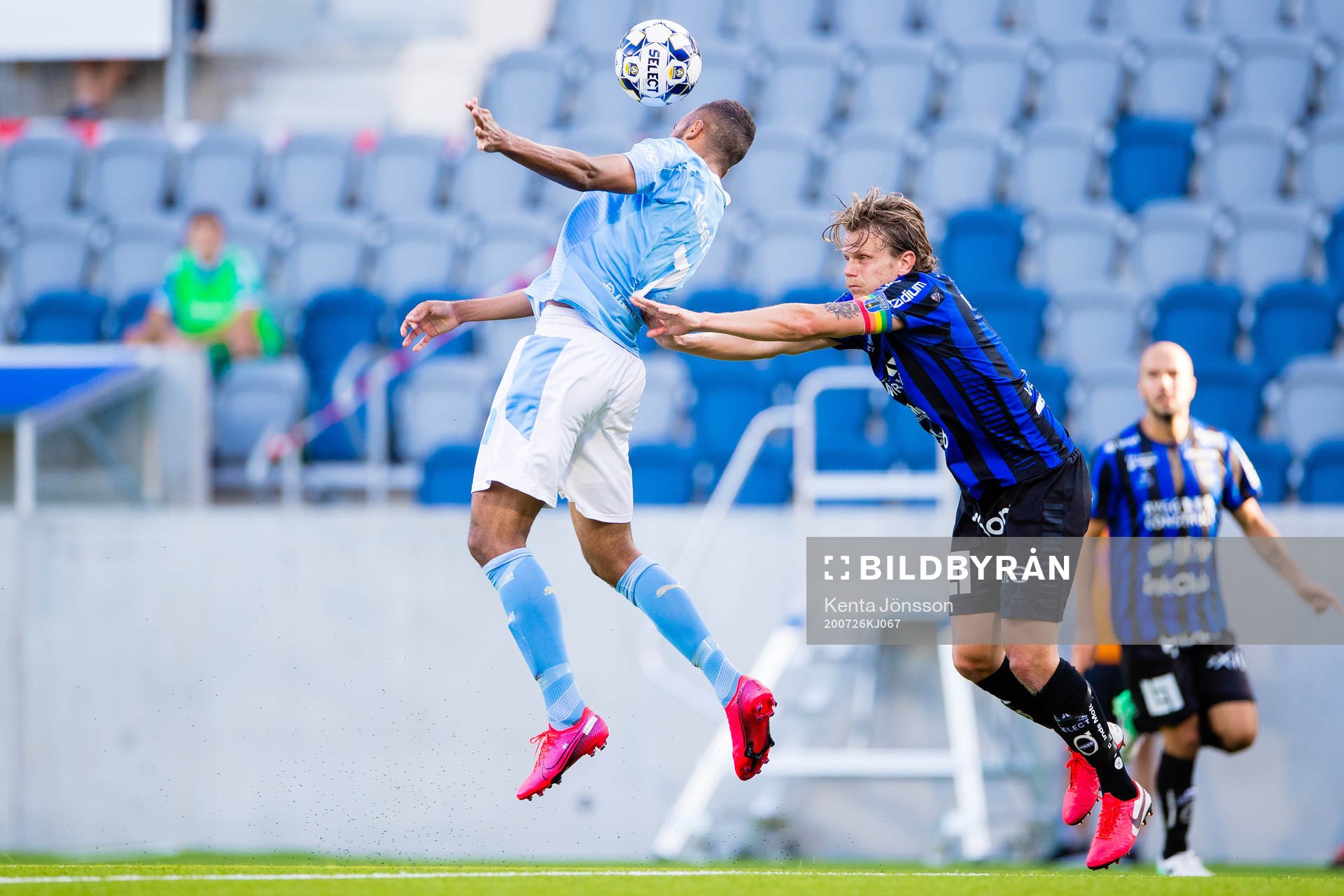 Malmö FFs Isaac Kiese Thelin och Sirius Tim Björkström