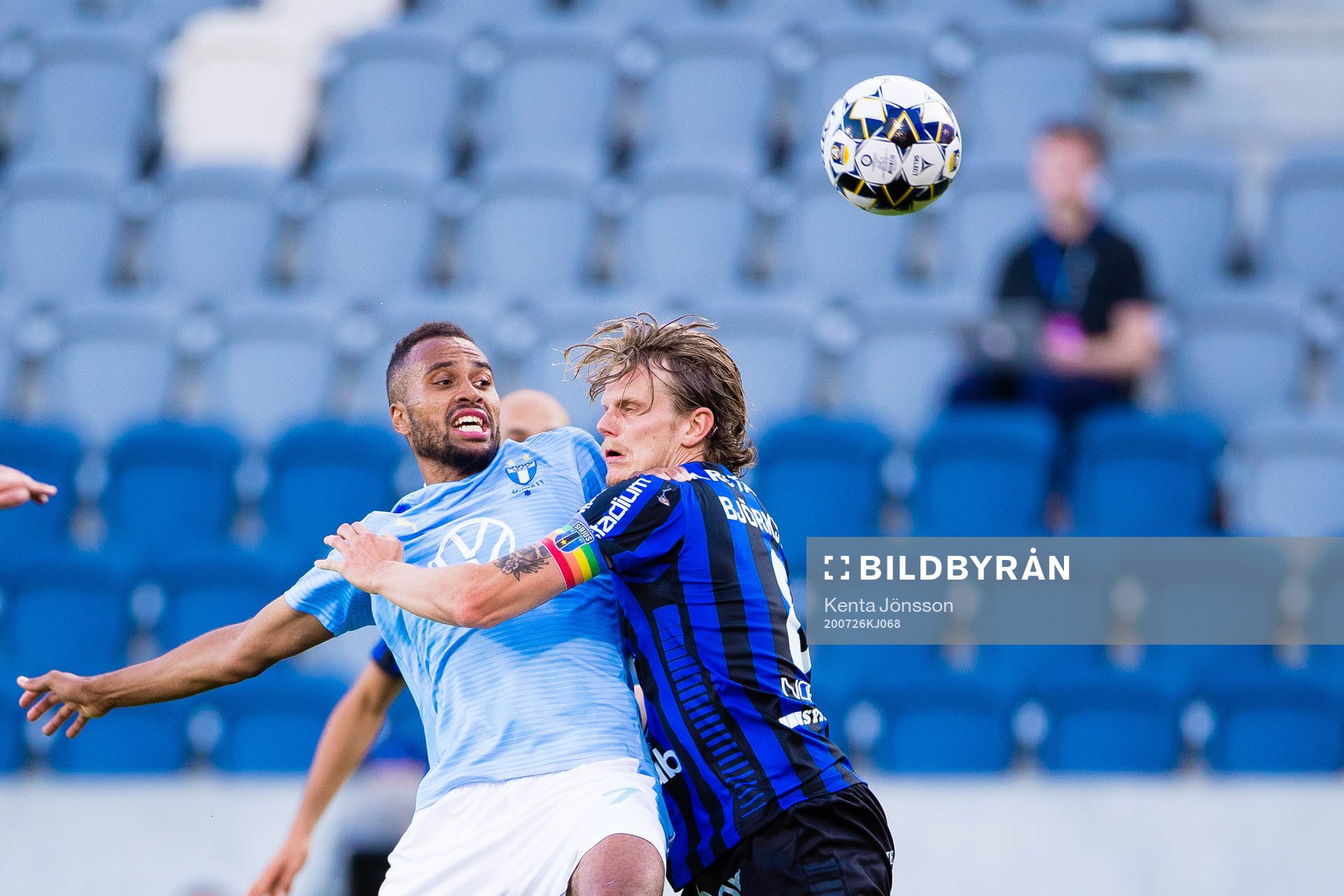 Malmö FFs Isaac Kiese Thelin och Sirius Tim Björkström