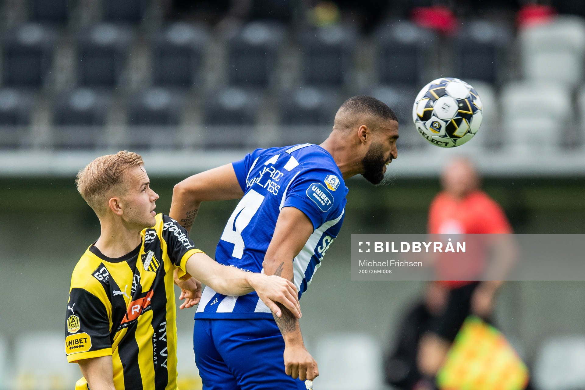 Häckens Jasse Tuominen och IFK Göteborgs Kristopher Da