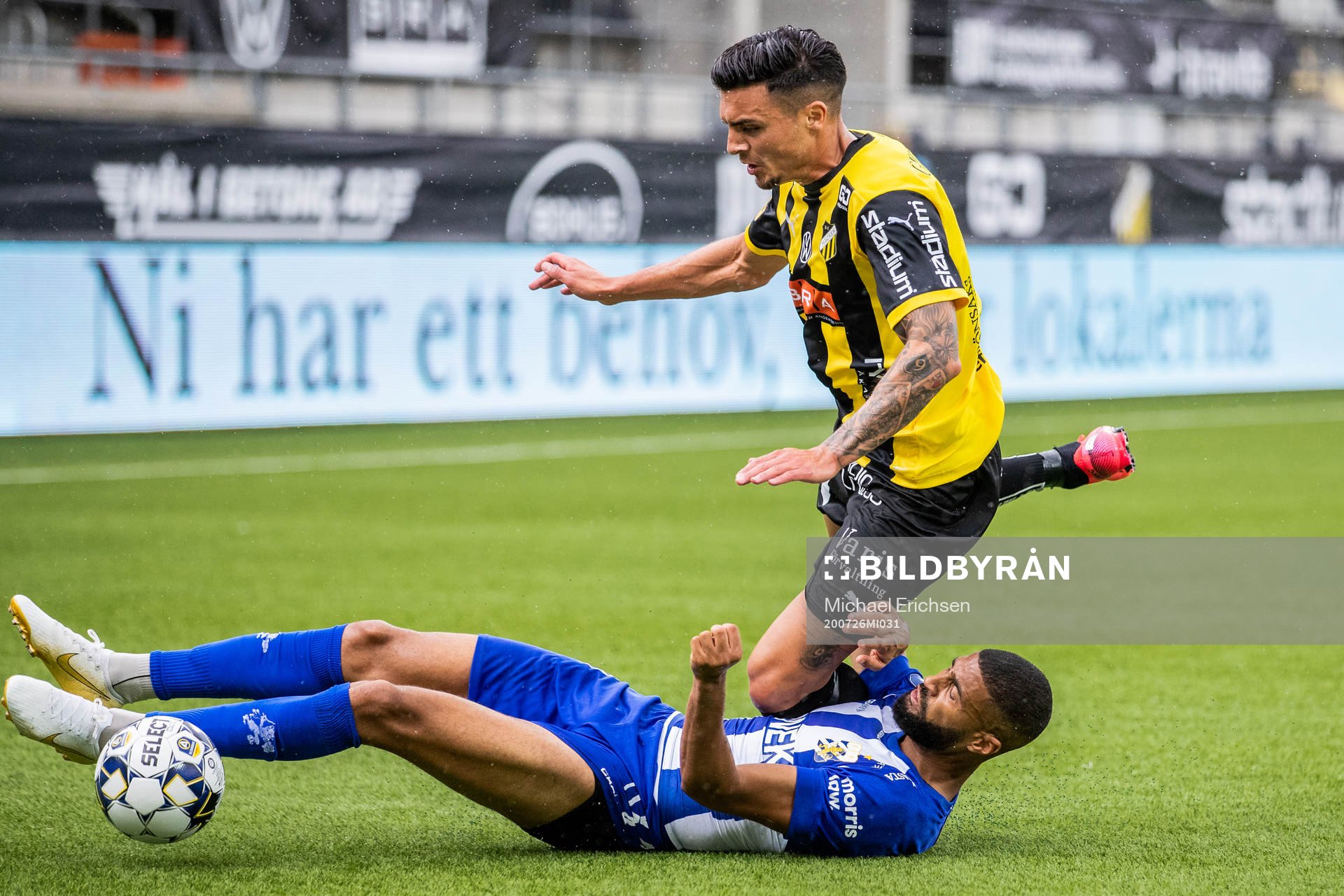 IFK Göteborgs Kristopher Da Graca och Häckens Ahmed Yasin