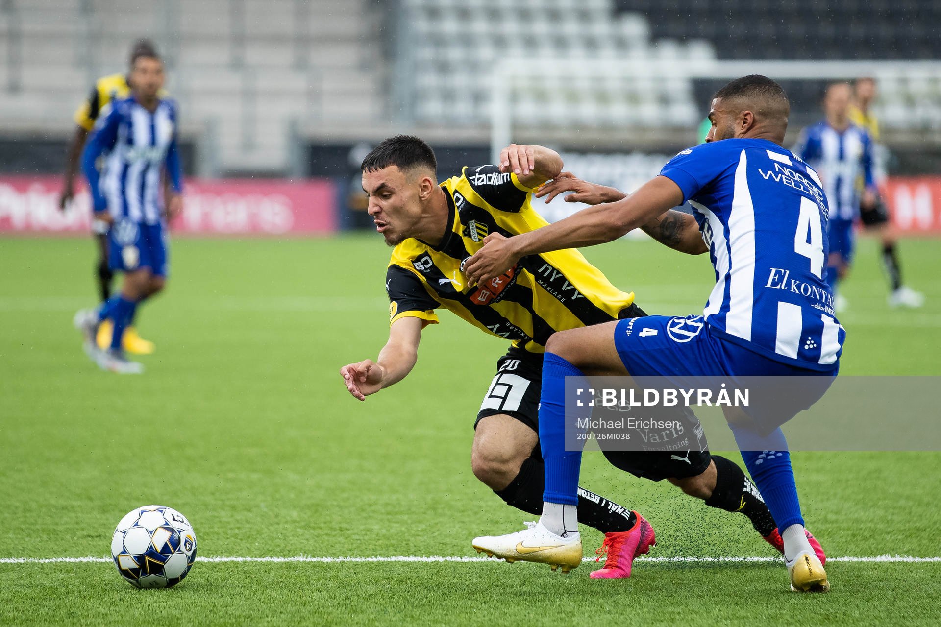 Häckens Ali Youssef och IFK Göteborgs Kristopher Da Graca