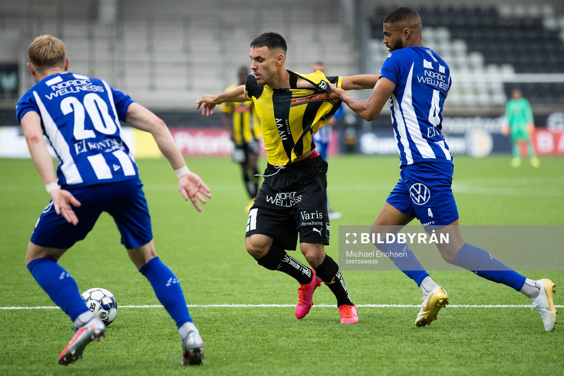 Häckens Ali Youssef och IFK Göteborgs Kristopher Da Graca