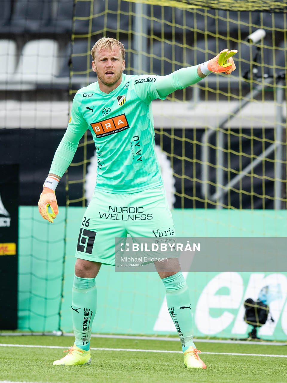 Häckens målvakt Peter Abrahamsson