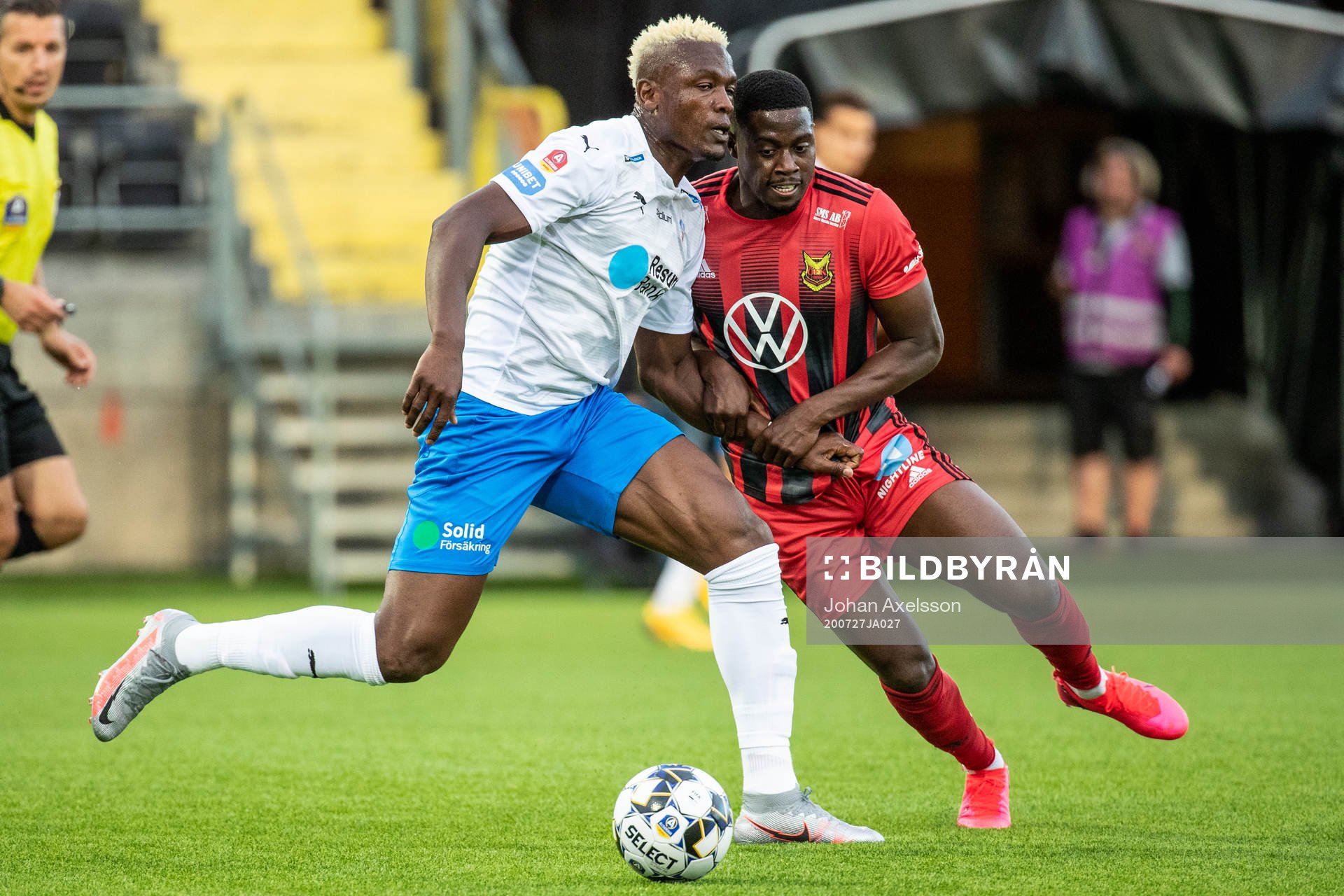 Helsingborgs Alhaji Gero och Östersunds Isak Ssewankambo