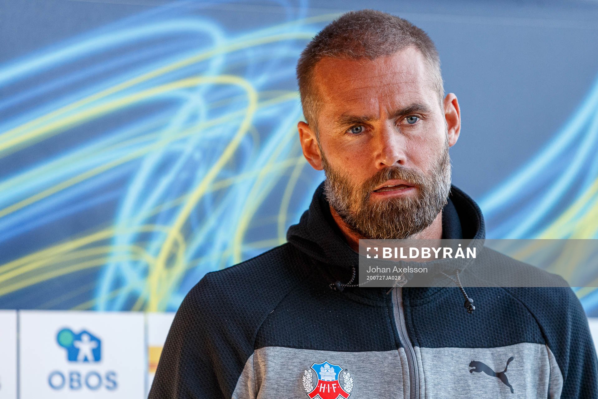 Helsingborgs tränare Olof Mellberg