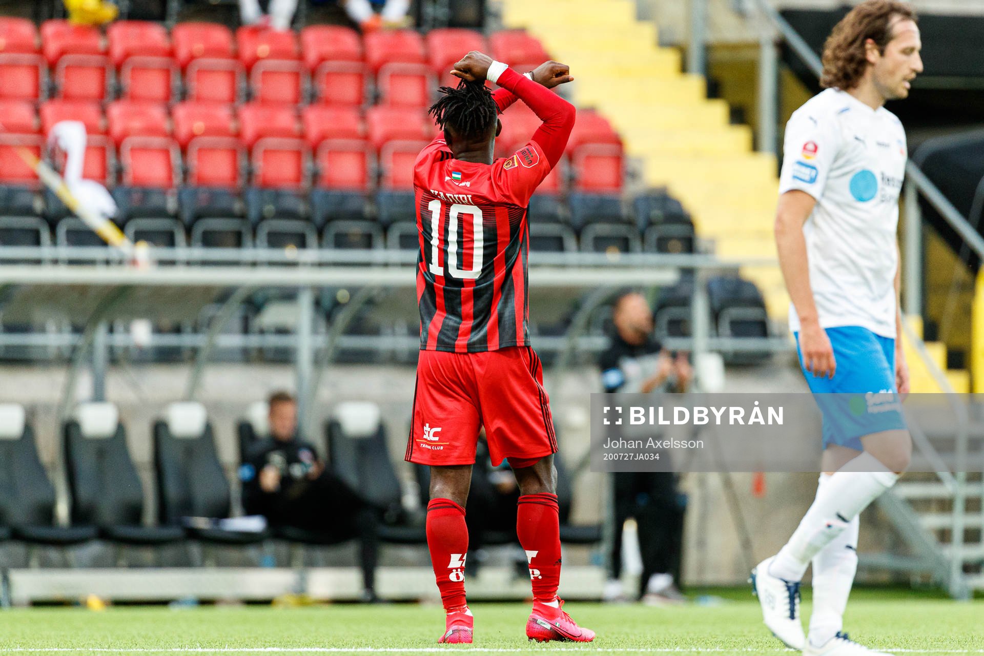 Östersunds Jordan Attah Kadiri  deppar
