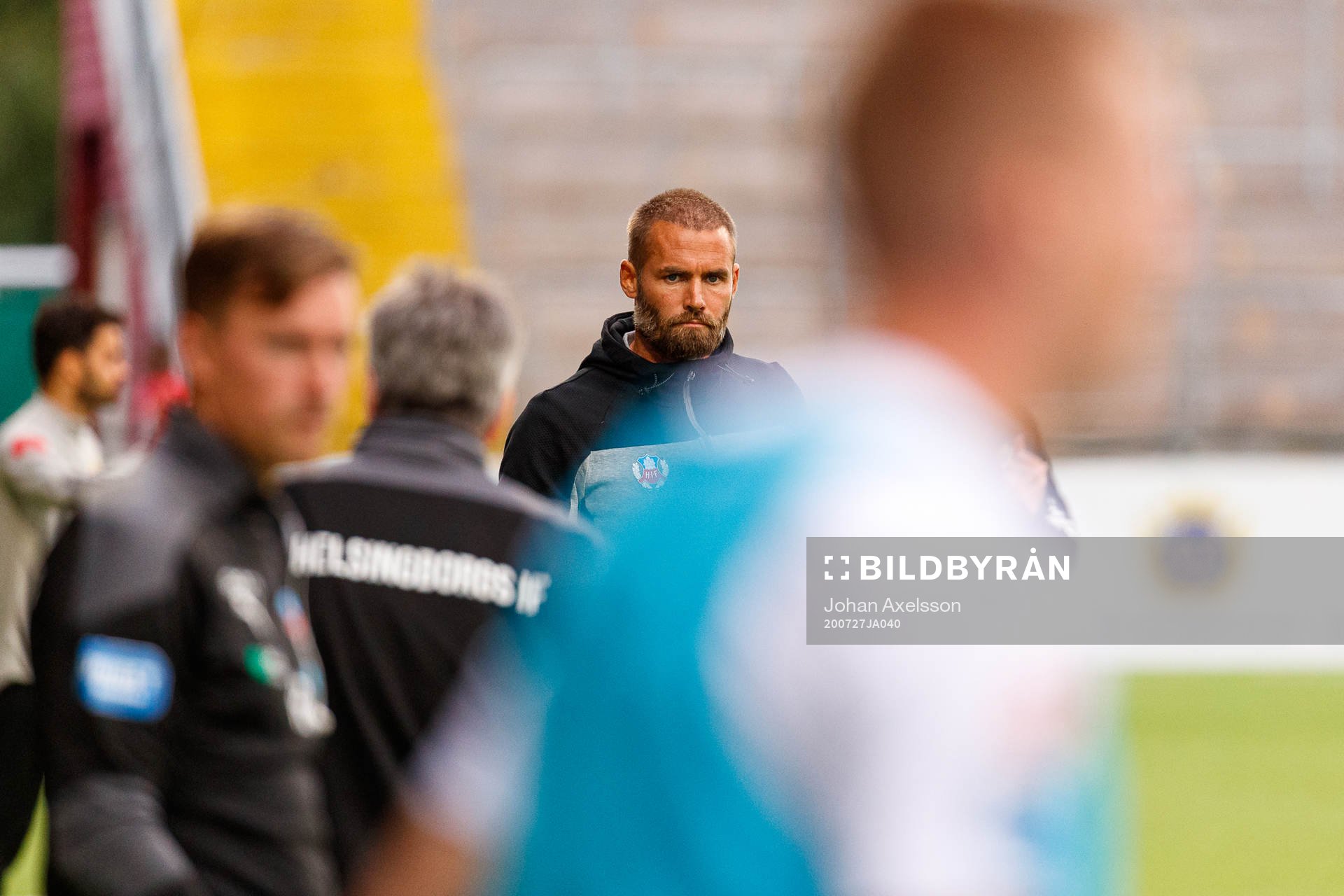 Helsingborgs tränare Olof Mellberg