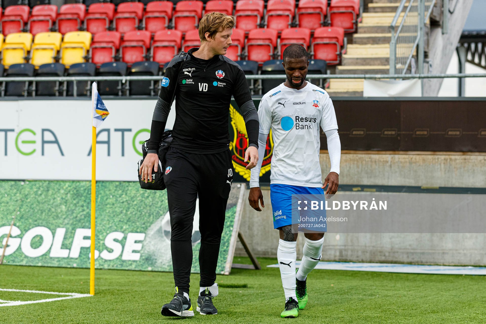 Helsingborgs Mohammed Abubakari utgå skadad