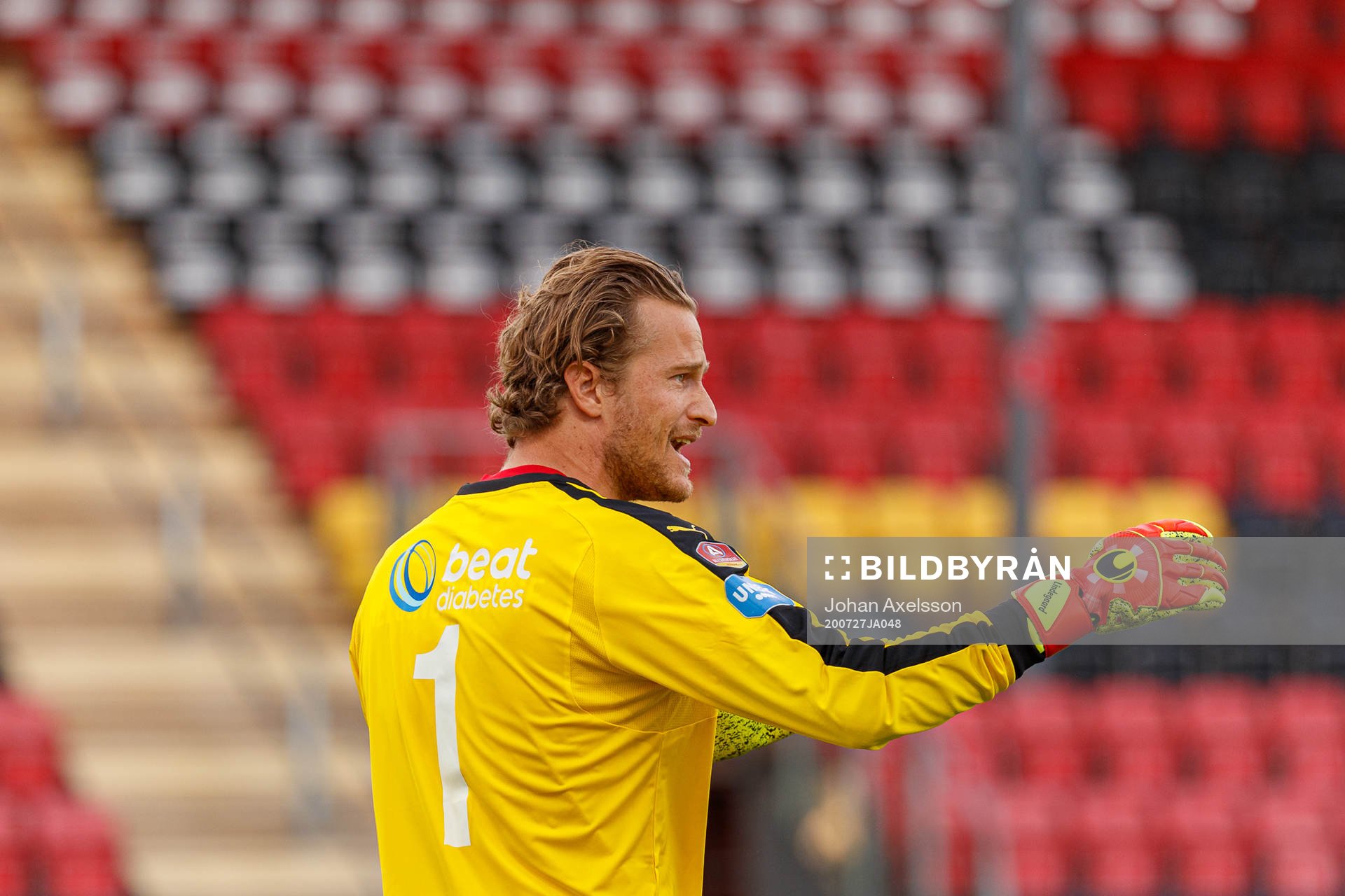 Helsingborgs målvakt Anders Lindegaard