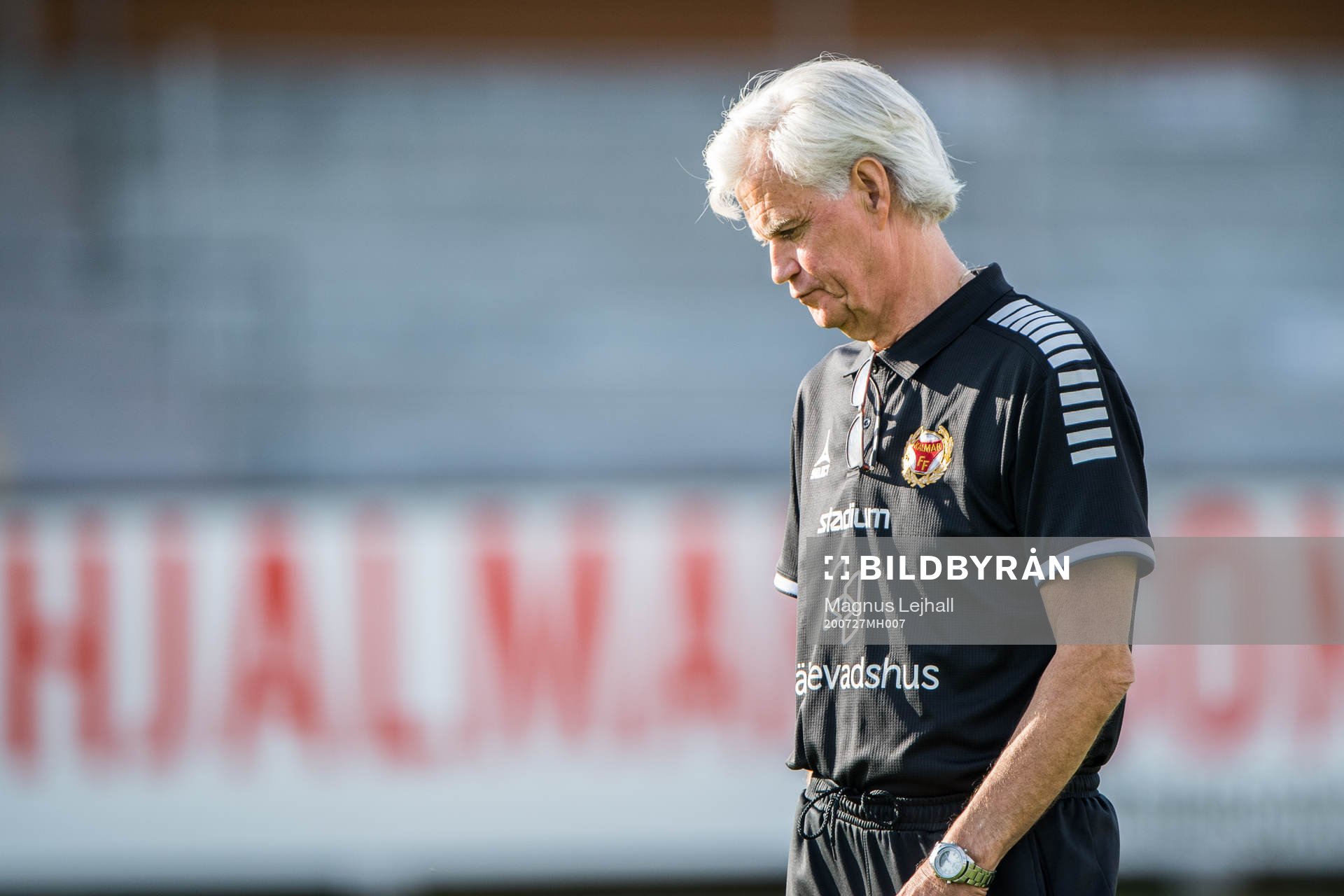 Kalmars tränare Nanne Bergstrand deppar