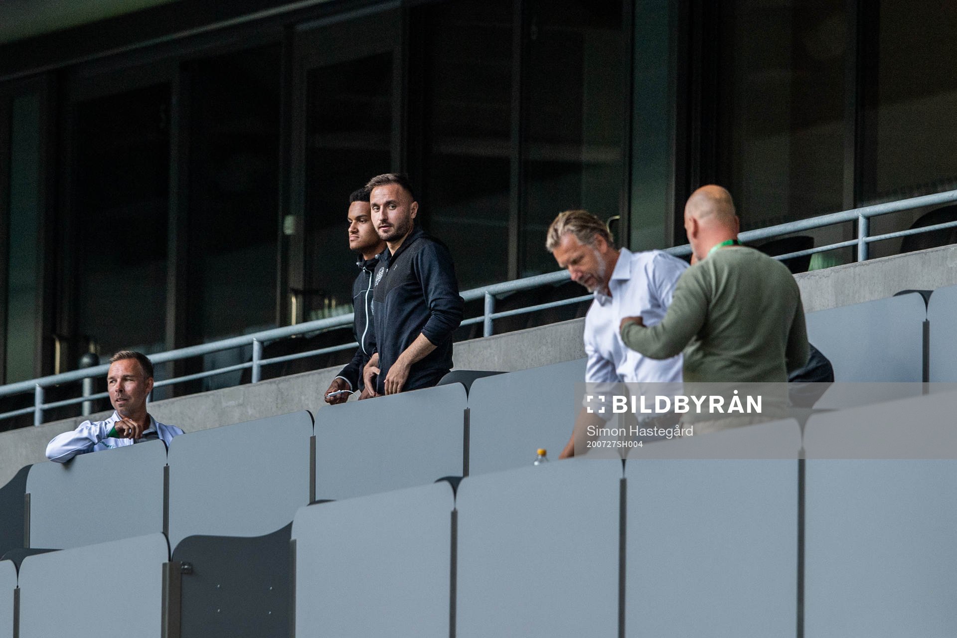 Hammarbys Muamer Tankovic och sportchef Jesper Jansson