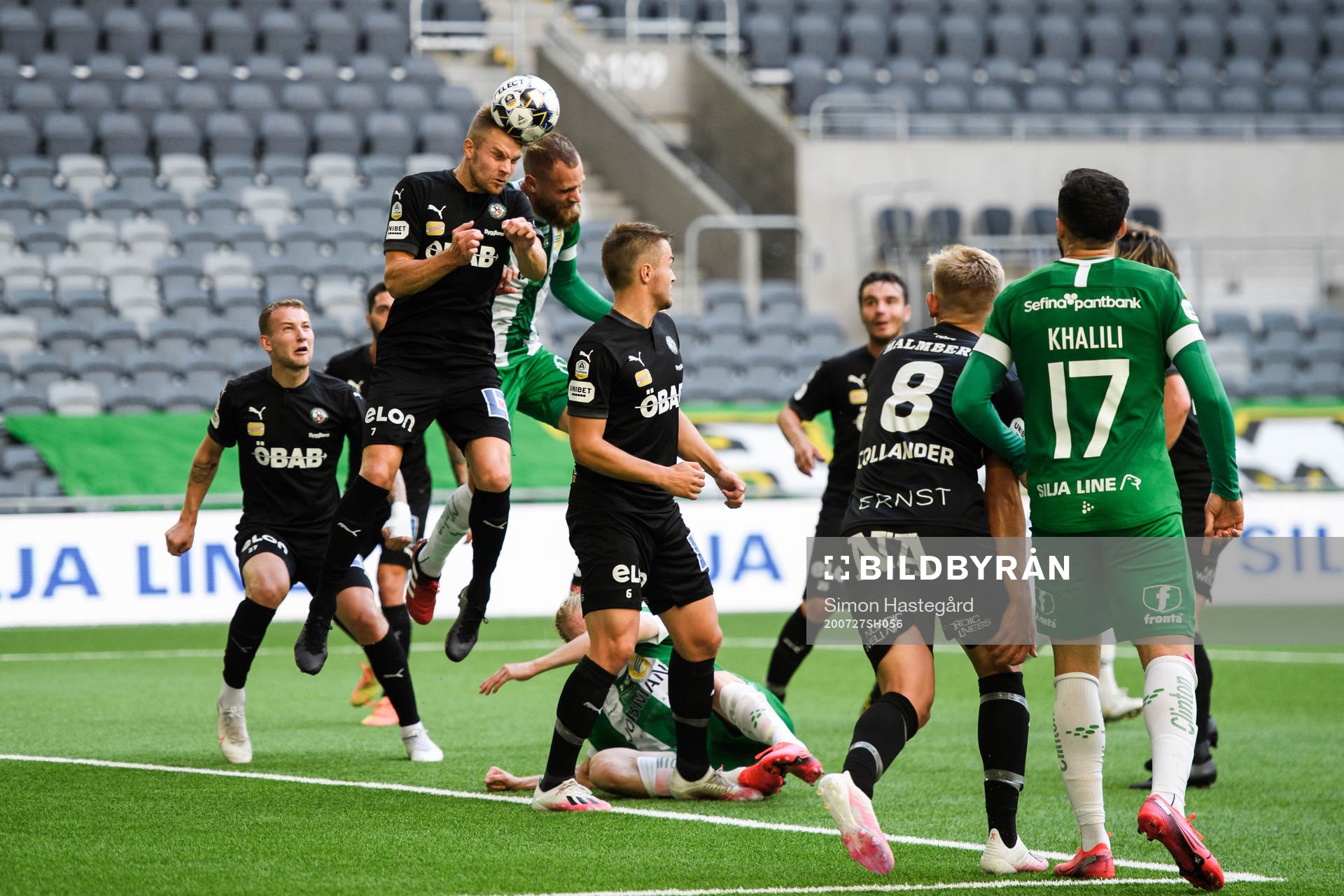 Örebros Erik Björndahl och Hammarbys David Fällman