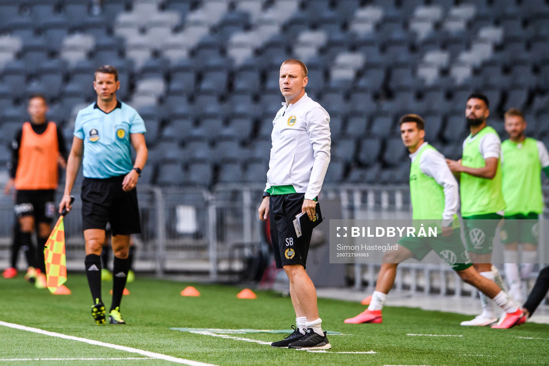 Hammarbys tränare Stefan Billborn