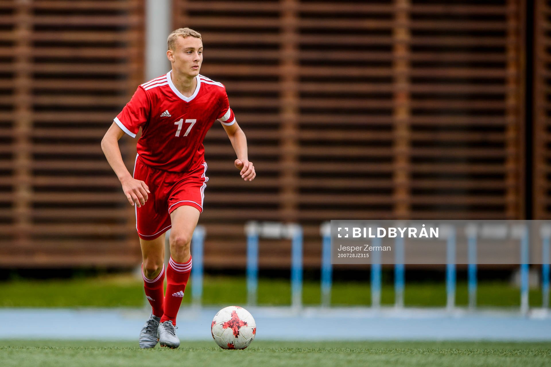 Nikola Radojcic under SvFF:s riksläger för pojkar på Bosön den 28 juli 2020 i Stockholm.