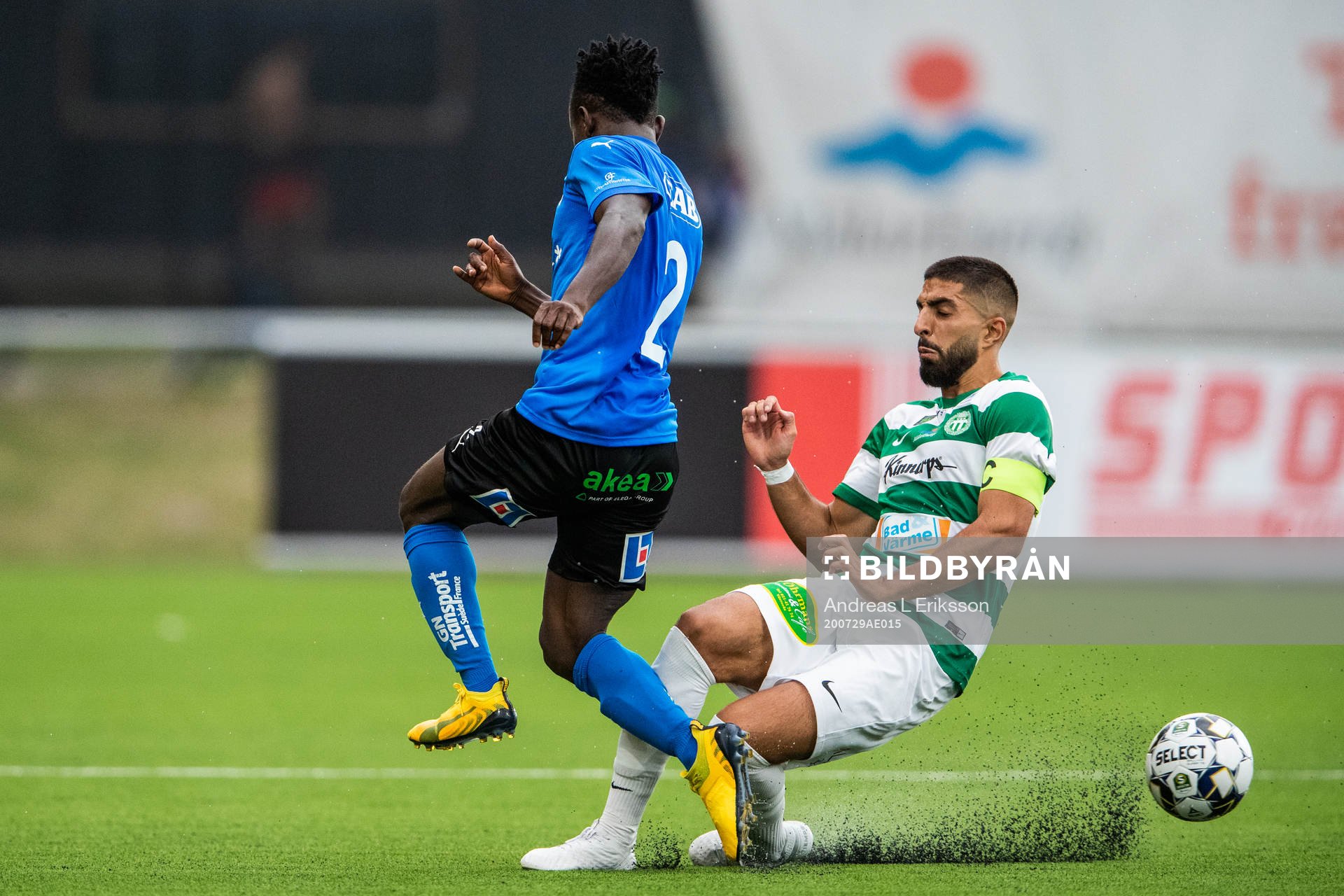 Halmstads Thomas Boakye och Västerås Sean Sabetkar