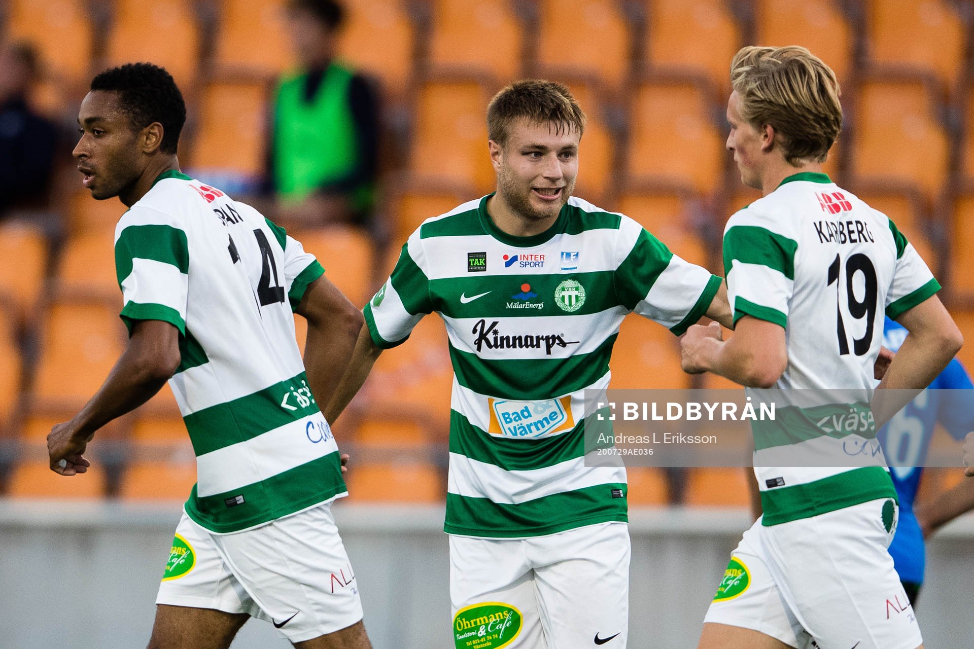 Västerås Brian Span jublar