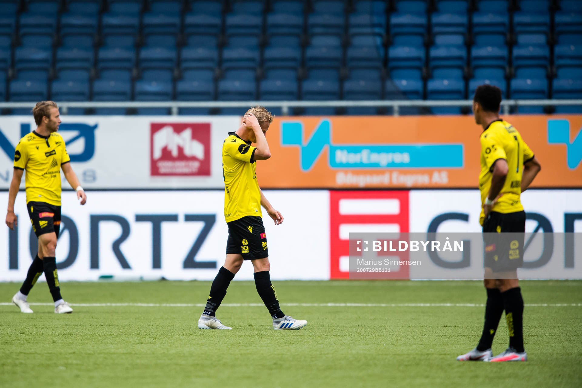 Eirik Wilberg Schulze of Start looks dejected