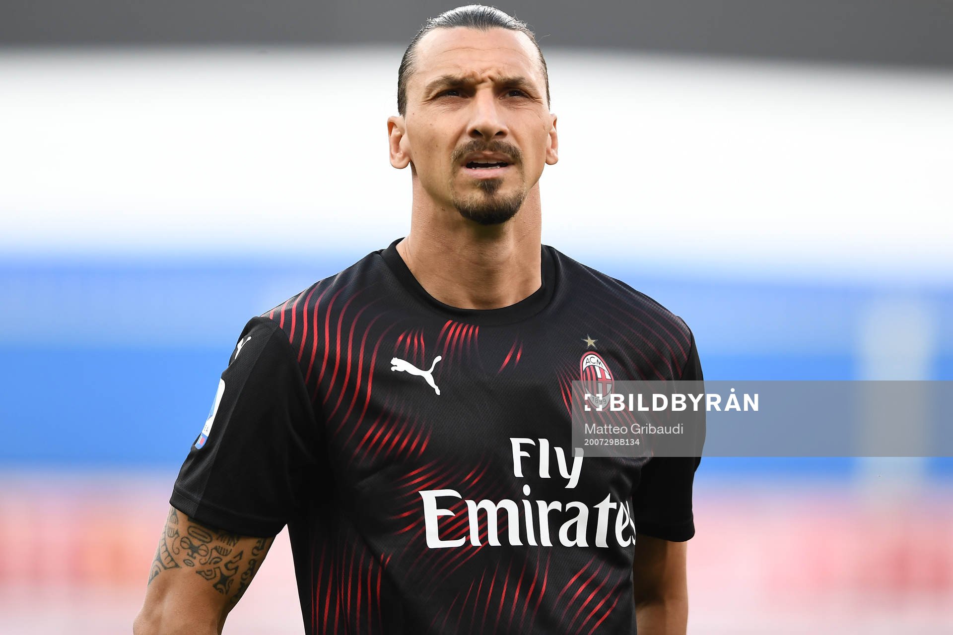 Zlatan Ibrahimovic of AC Milan