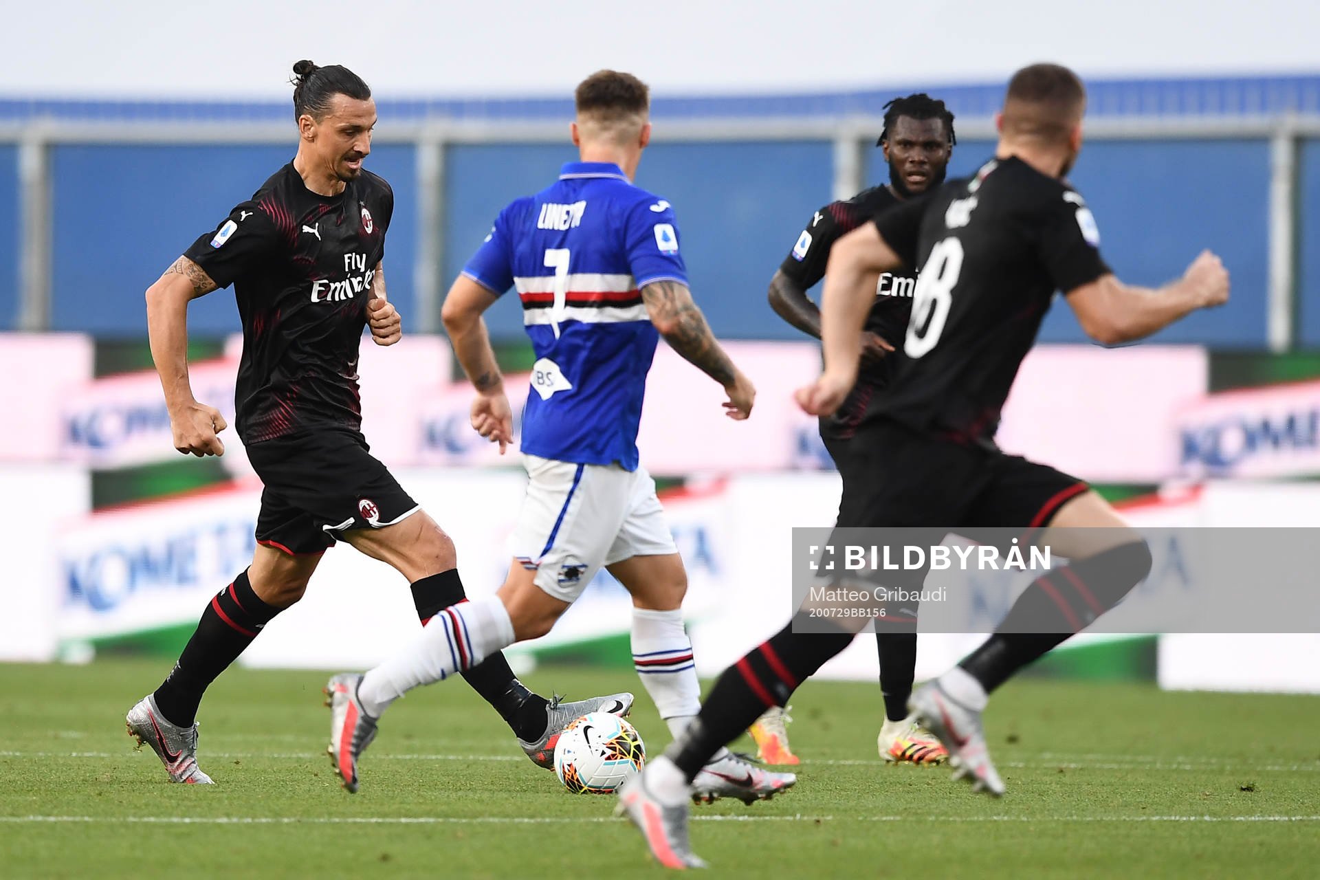 Zlatan Ibrahimovic of AC Milan