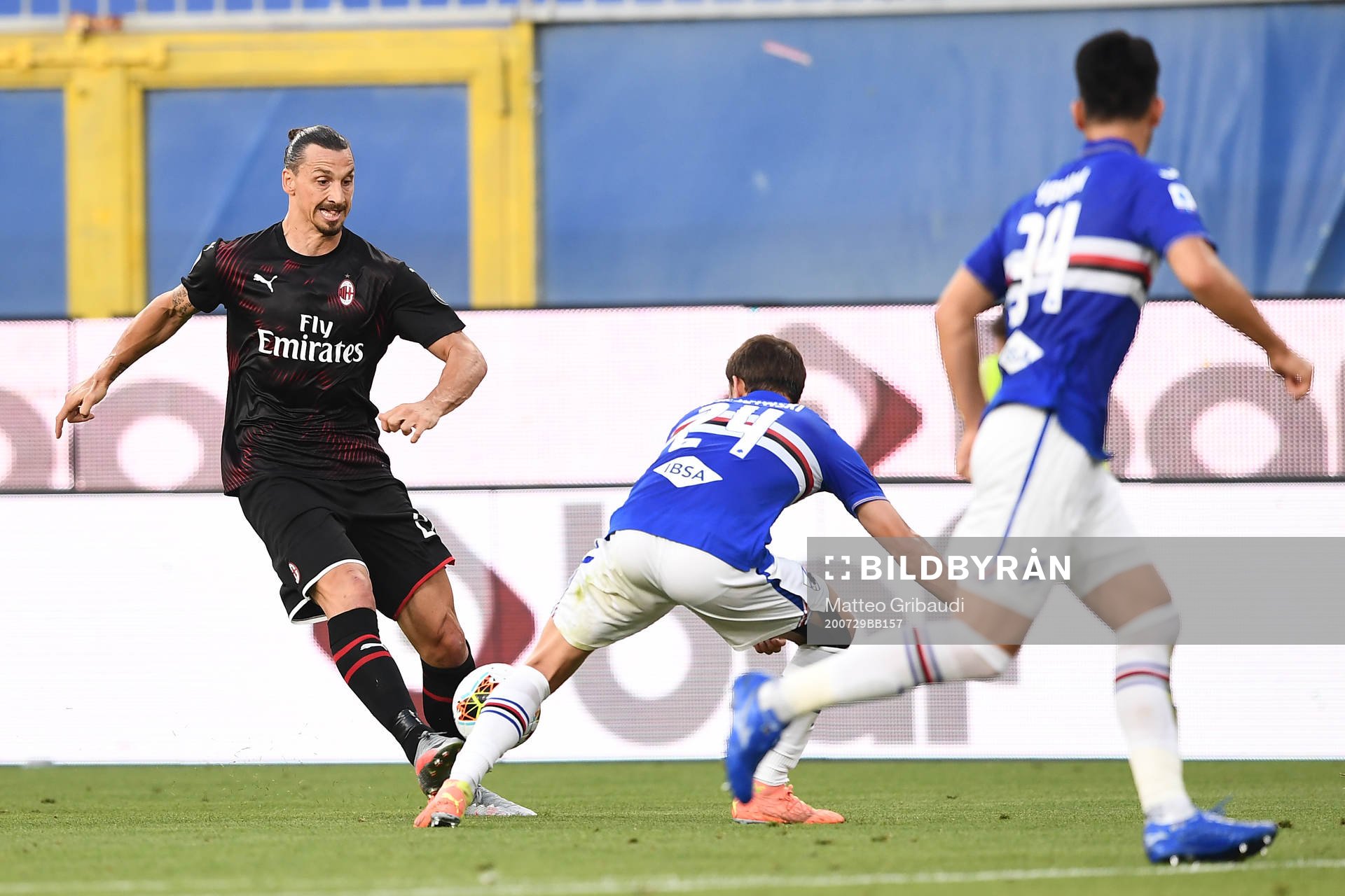 Zlatan Ibrahimovic of AC Milan