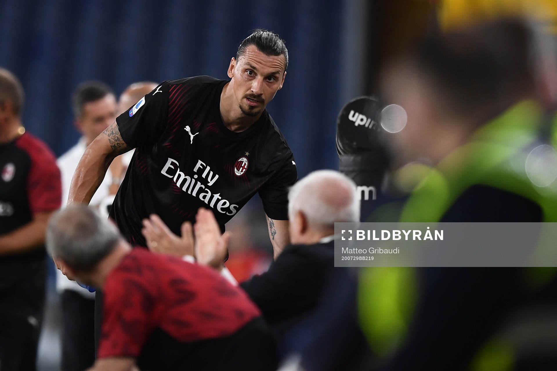 Zlatan Ibrahimovic of AC Milan