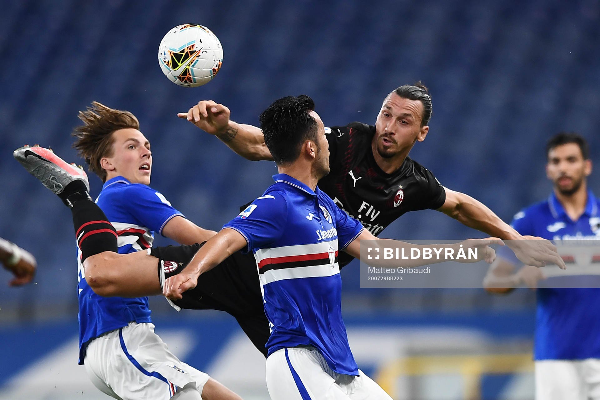 Zlatan Ibrahimovic of AC Milan