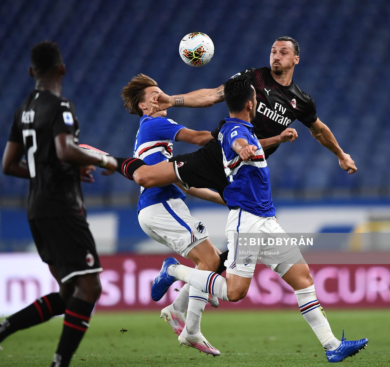 Zlatan Ibrahimovic of AC Milan