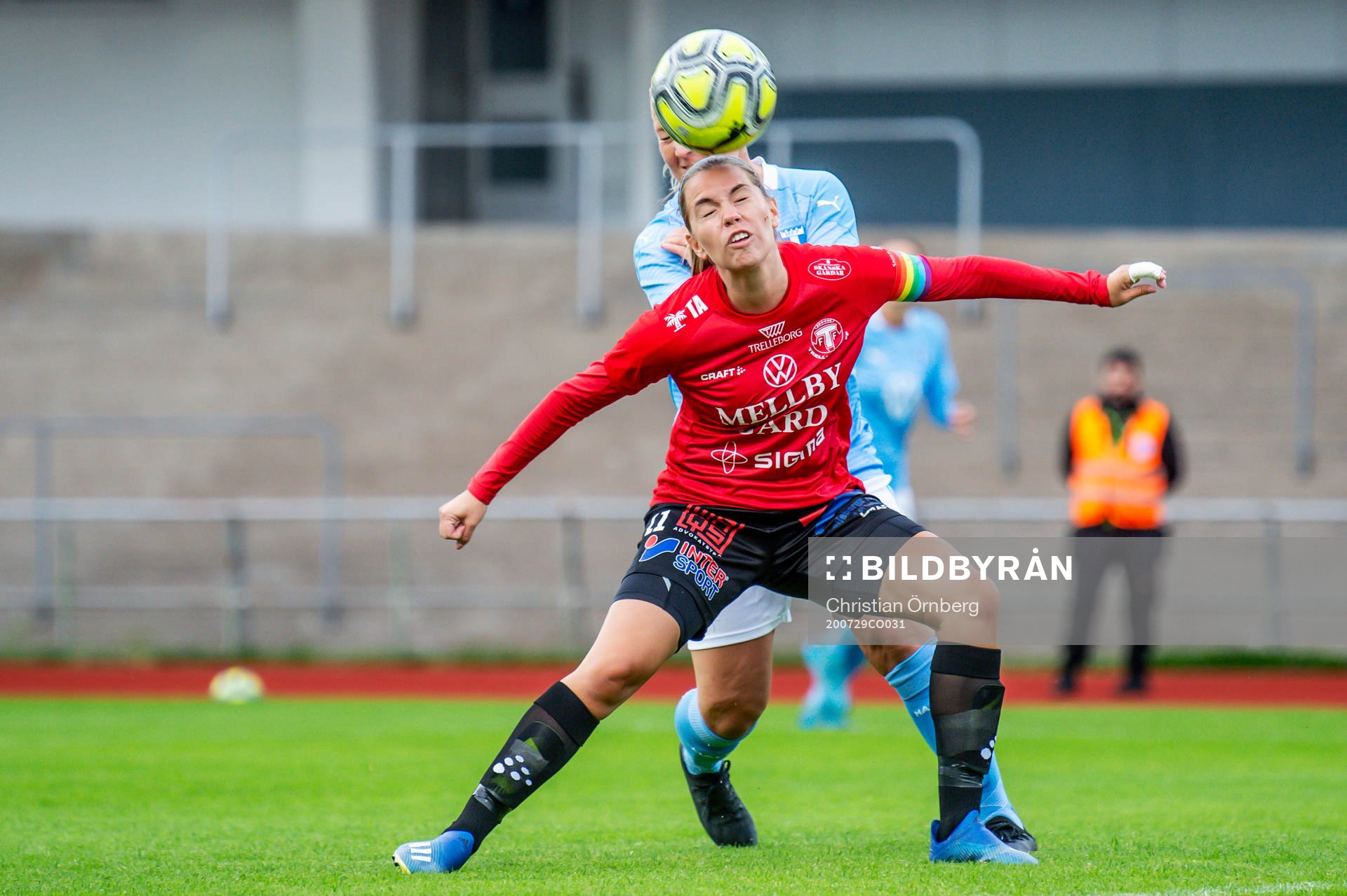 Trelleborgs Felicia Miller mot Malmö FFs Caroline