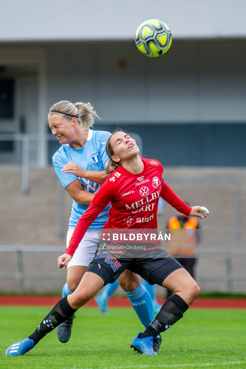 Trelleborgs Felicia Miller mot Malmö FFs Caroline