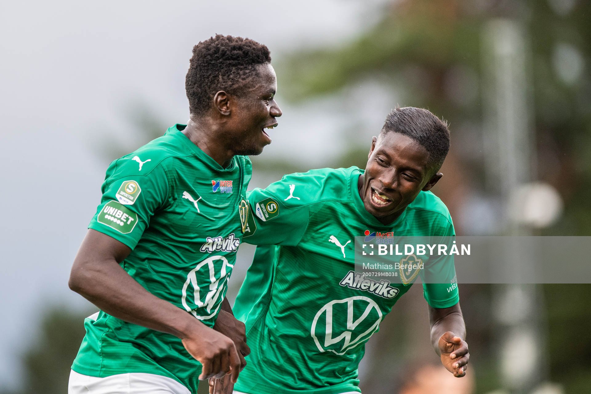 Jönköpings Eric Johana Omondi jublar