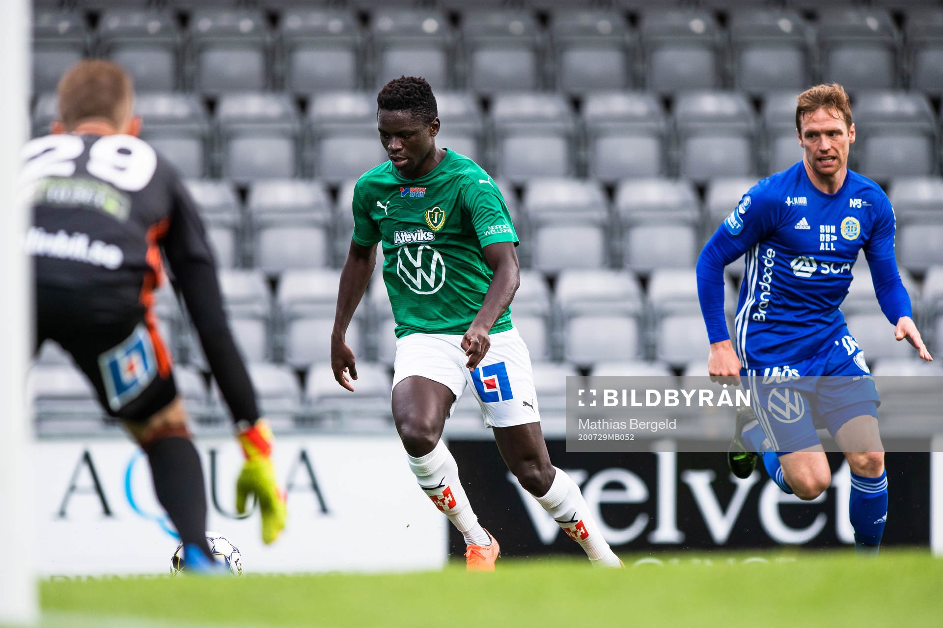 Jönköpings Eric Johana Omondi och Sundsvalls David