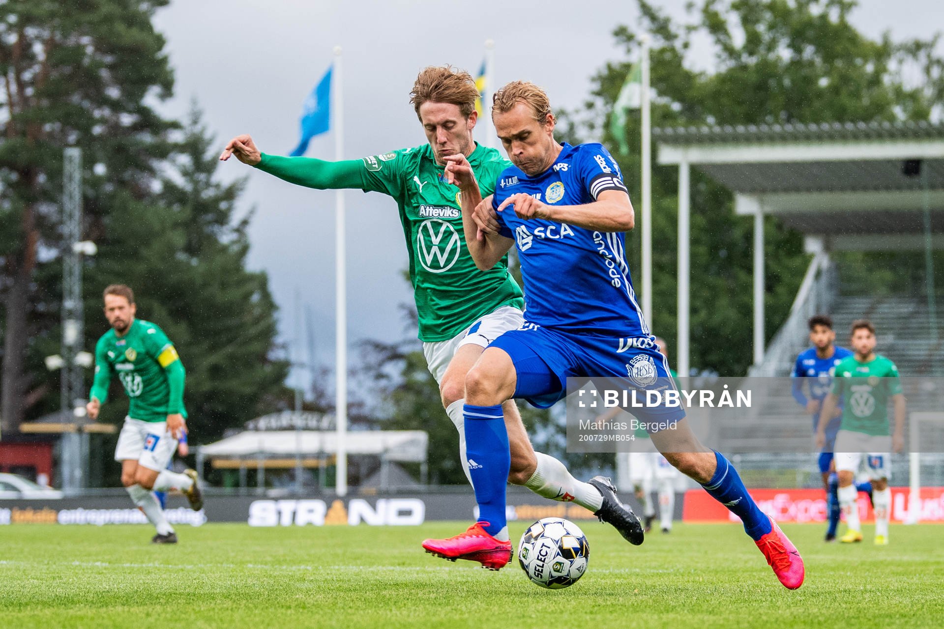 Jönköpings Jesper Svensson och Sundsvalls  Pontus Engblom