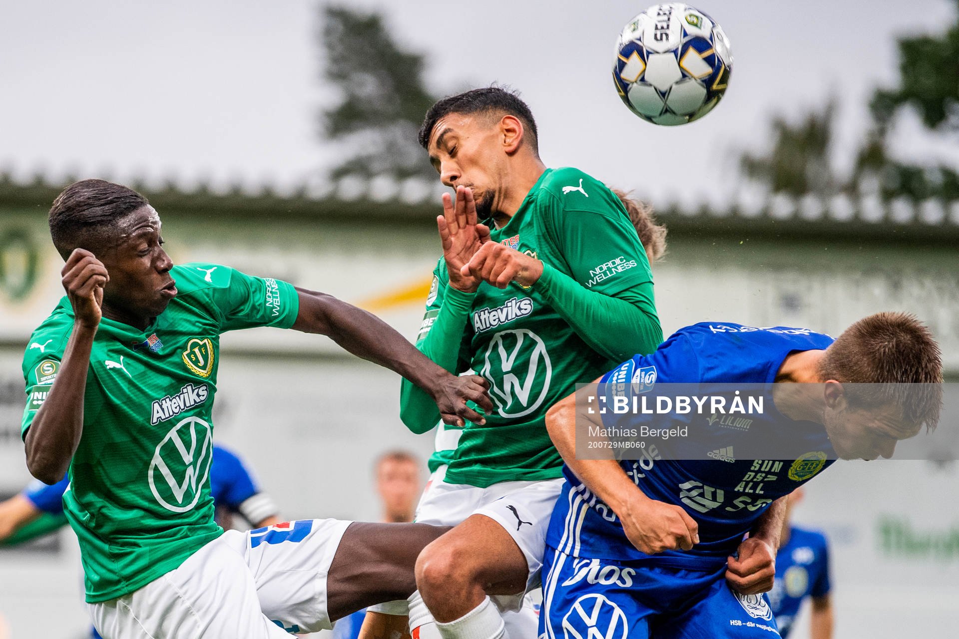 under fotbollsmatchen i Superettan mellan Jönköpings