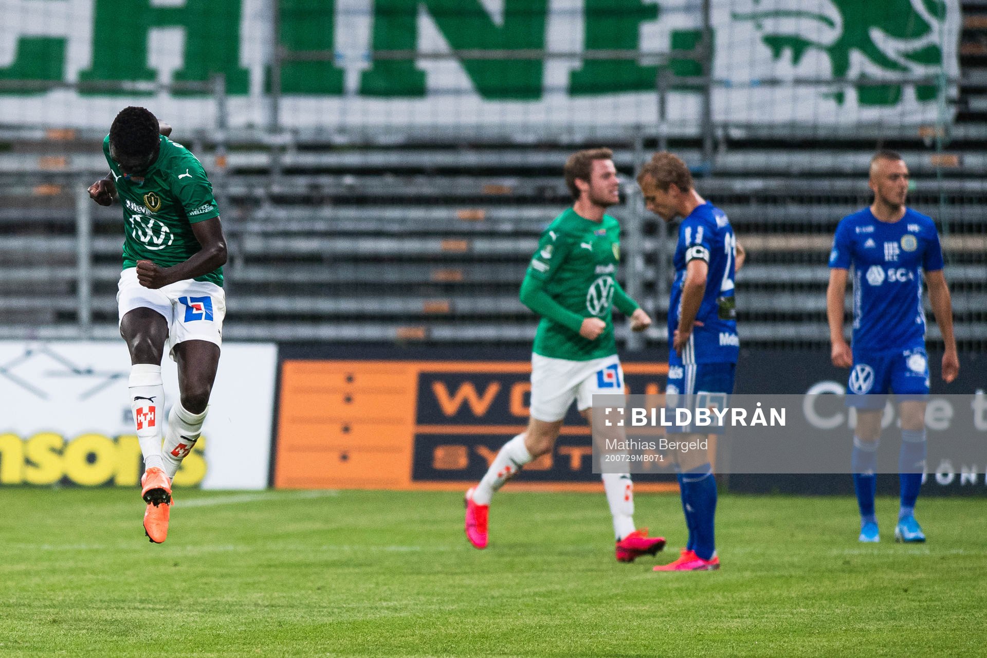 Jönköpings Eric Johana Omondi jublar
