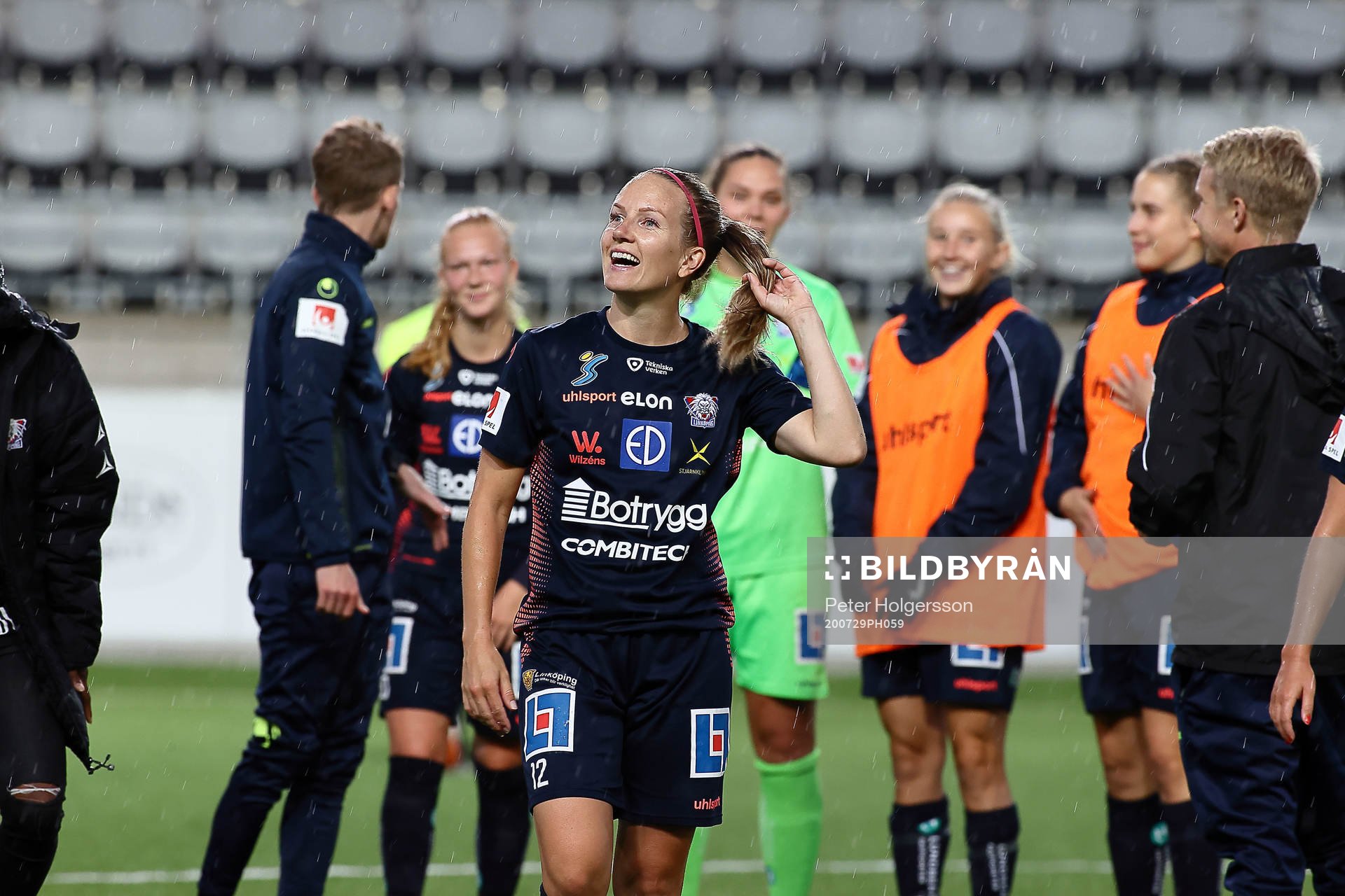 Linköpings Petra Johansson jublar