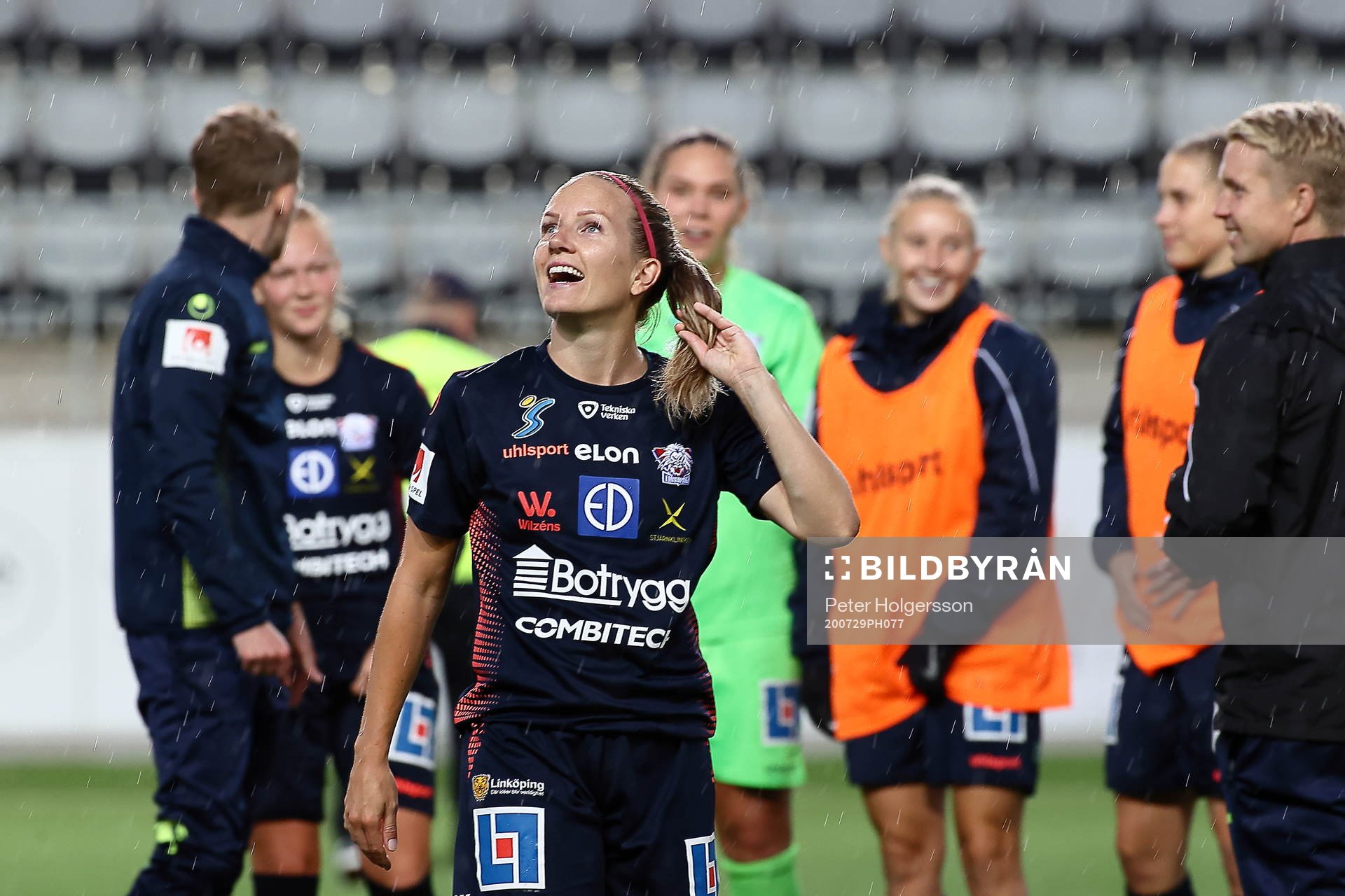 Linköpings Petra Johansson jublar