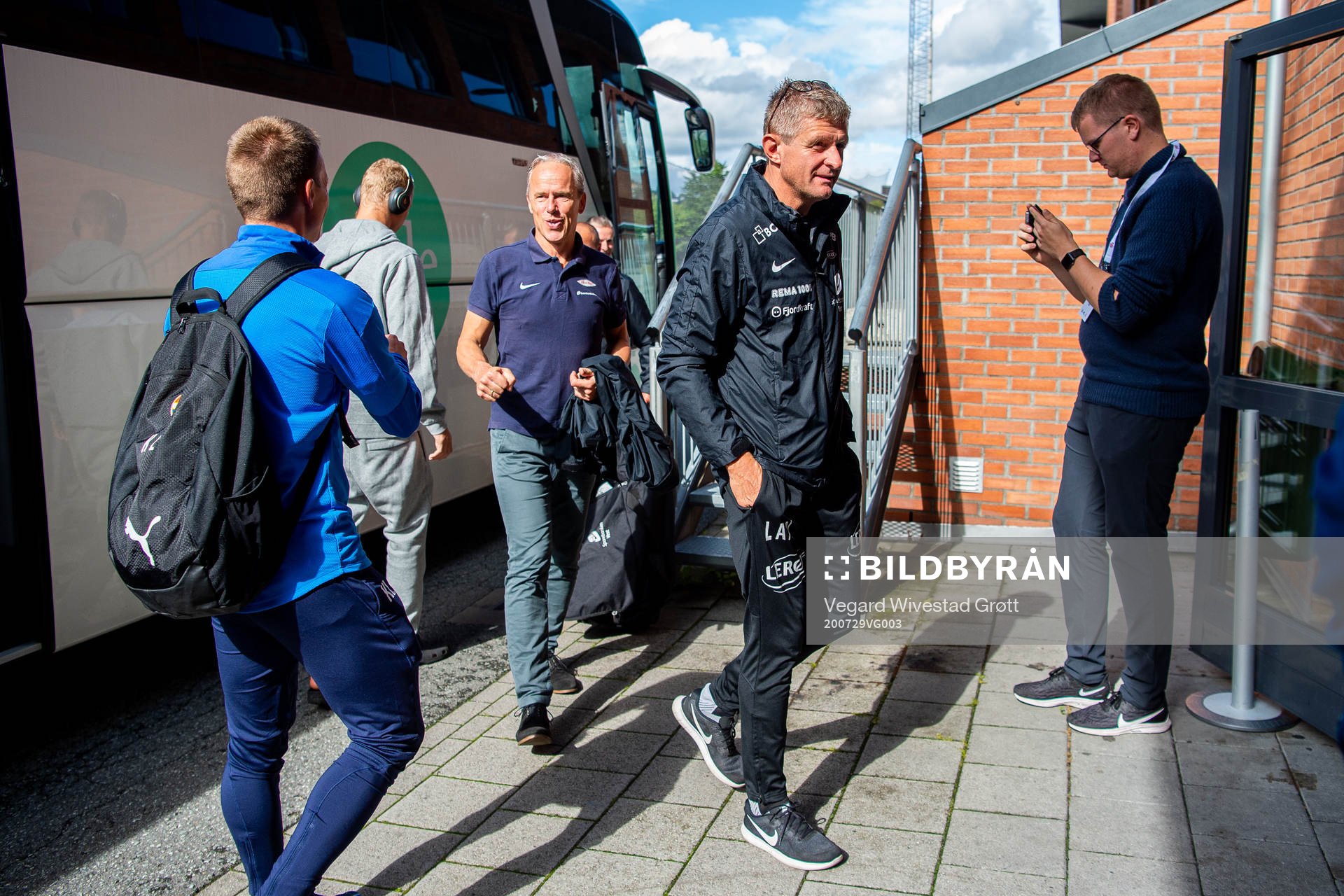 Rune Soltvedt, sports director of Brann, and Lars Arne