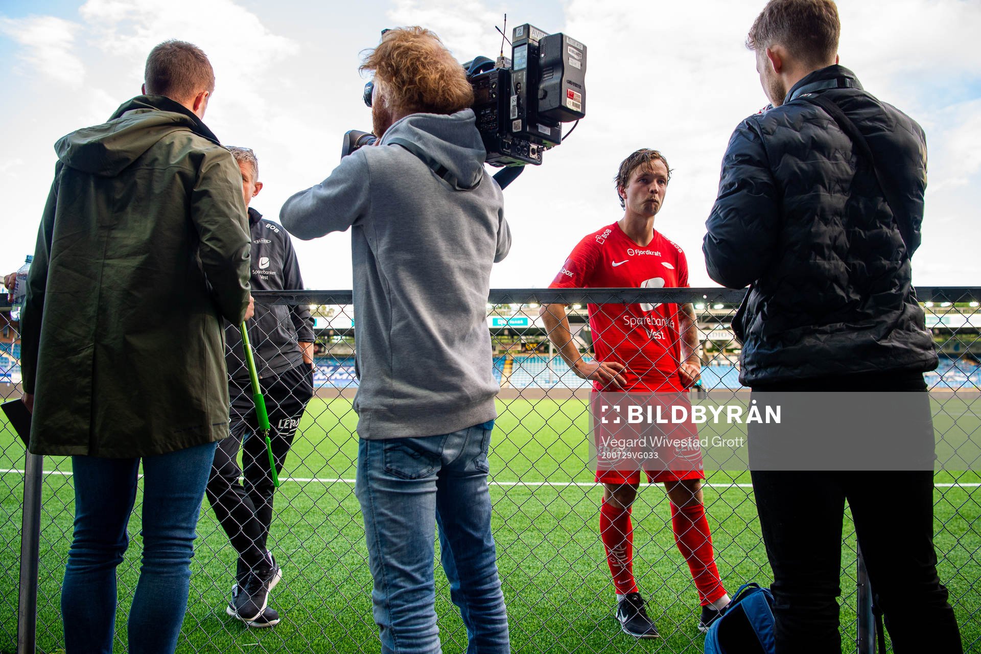 Fredrik Haugen of Brann looks dejected