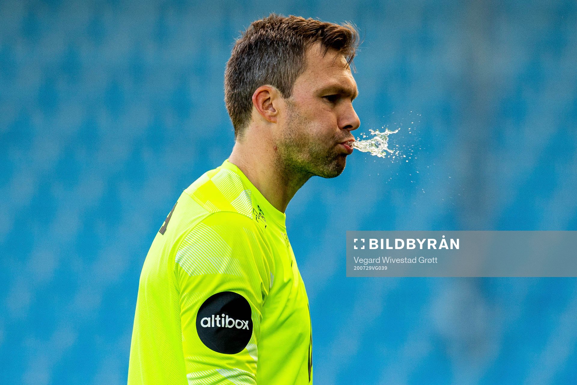 Goalkeeper Håkon Opdal of Brann looks dejected