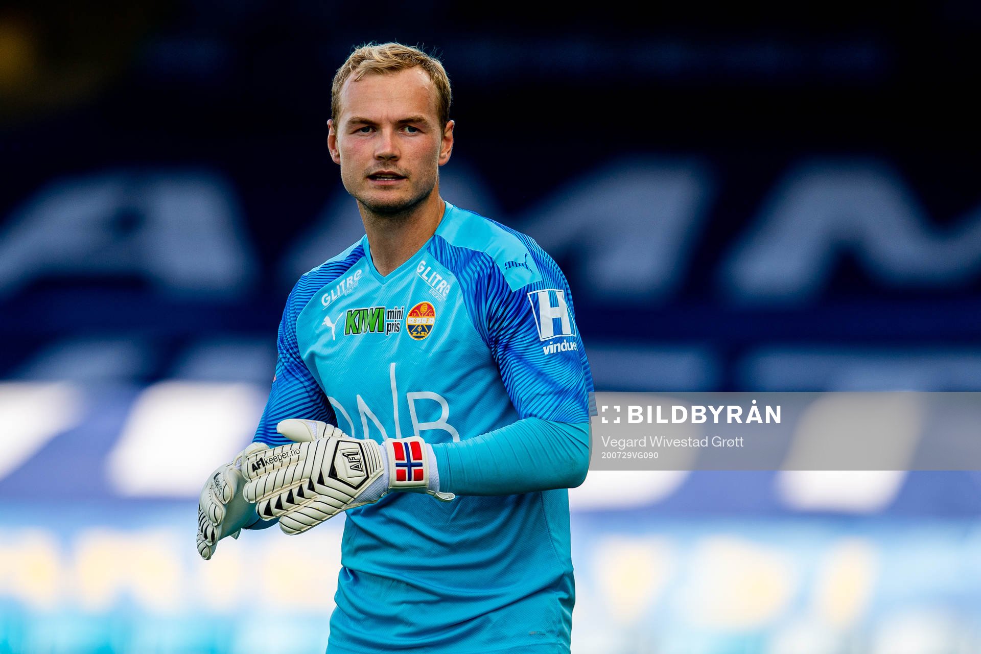 Goalkeeper Viljar Myhra of Strømsgodset