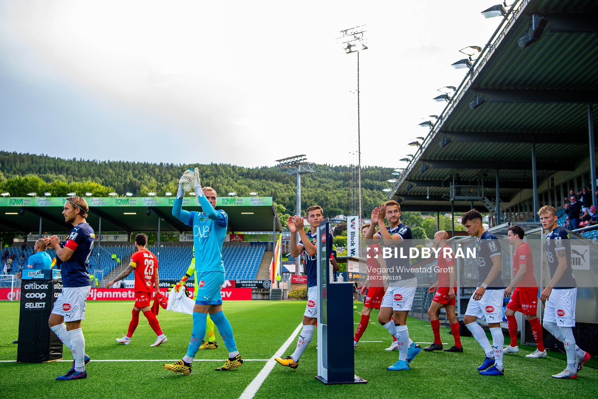 Goalkeeper Viljar Myhra, Johan Hove, Sondre Fosnæss