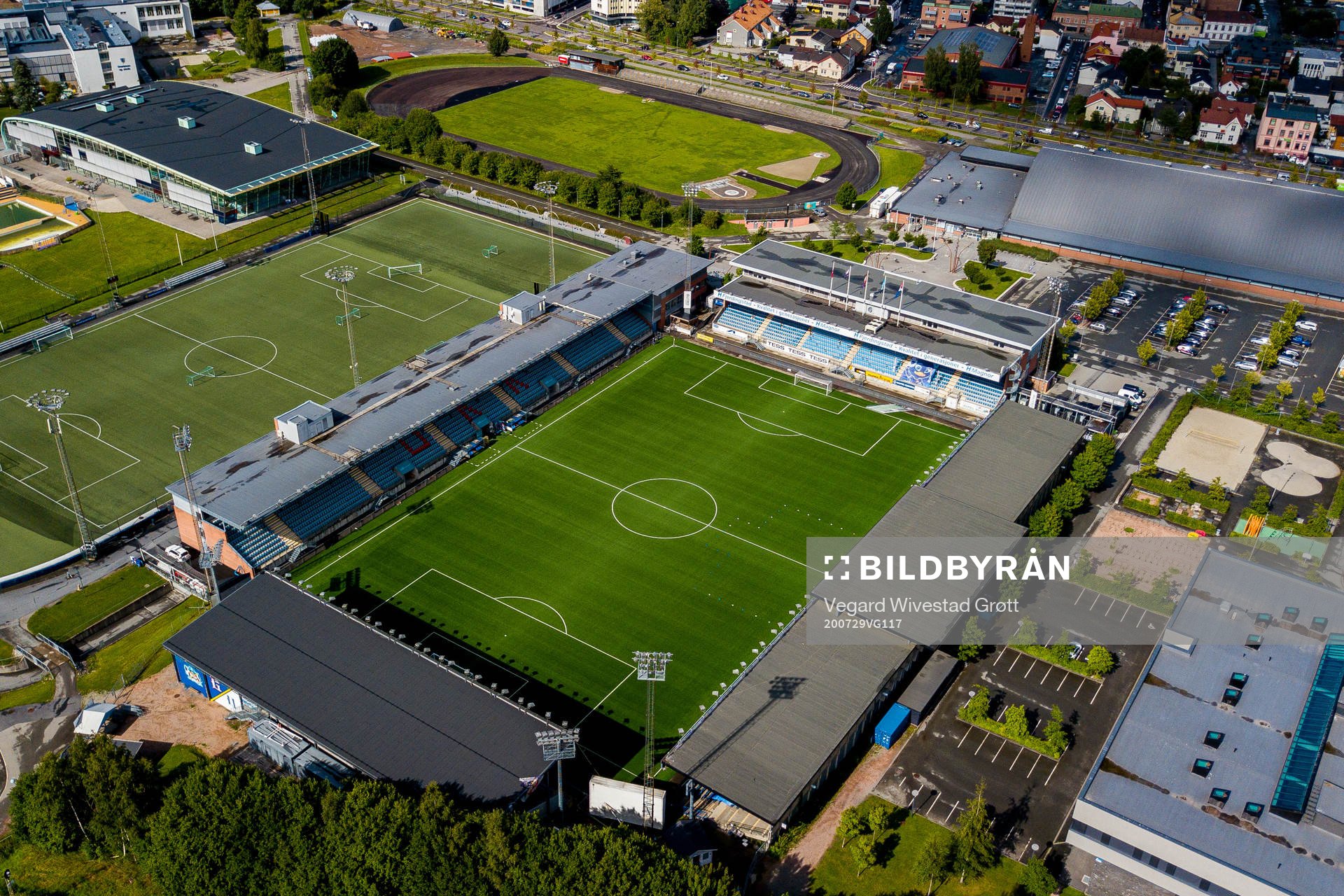 General view of Marienlyst stadion